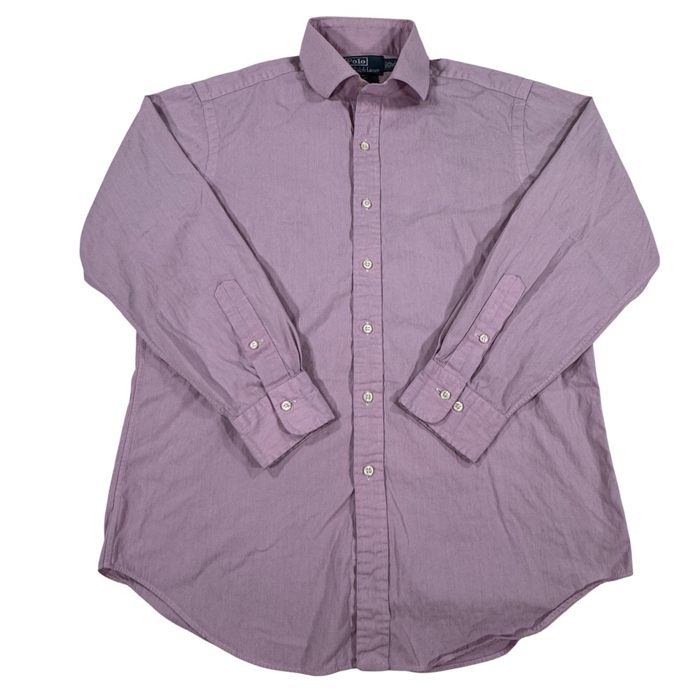 Polo Ralph Lauren Regent Classic Fit Shirt Men's 16 32/33 Pink Button Down